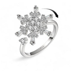Snowflake Spinner Ring